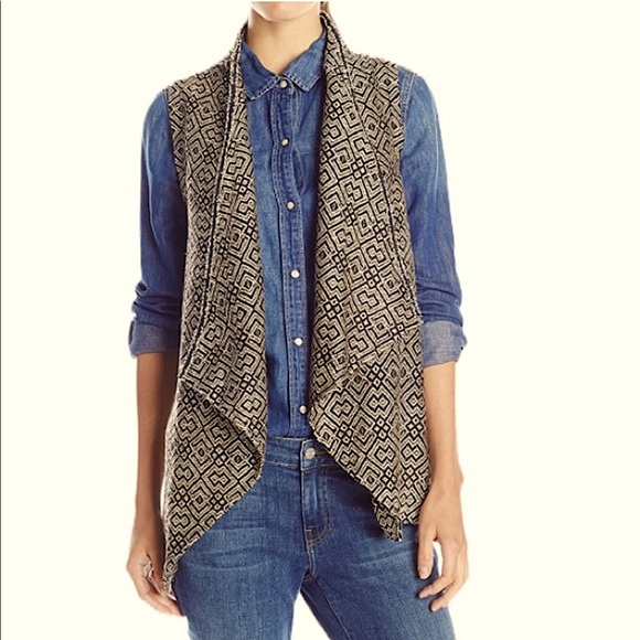 Sanctuary Montana Drape Front Vest - Picture 2 of 4